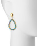 Amulet Hue Opal Cabochon Drop Earrings