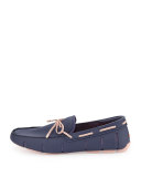 Bow-Tie Water-Resistant Loafer, Shadow Blue