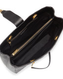 Monogram Matelasse Shopper Bag, Black