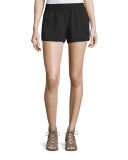 Beso Smocked Linen Shorts