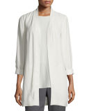 Silk Georgette Kimono Jacket