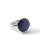 Wonderland Silver Midnight Ring