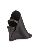 Open-Toe Slingback Wedge Sandal