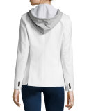 Chambray Hoodie Dickey, Blue