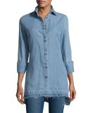 Bacall Chambray Tunic Shirtdress