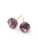 18k Rock Candy Amethyst Stud Earrings