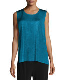 Sleeveless Marled Jersey Tank