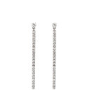 Gatsby Barrette Linear Diamond Pendant Earrings