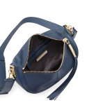 Scott Mini Moon Perforated Saddle Bag, Yachting Navy