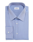 Twill Dress Shirt, Blue