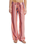 Angelica Striped Lounge Pants, Rose