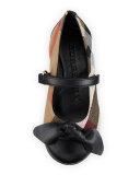 Yaxley Check Mary Jane, Black, Toddler