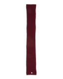 Men's Cashmere Ribbed Scarf, Burgundy  