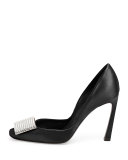 Trompette Strass d'Orsay Pump, Black