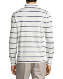 Long-Sleeve Striped Shirt, Lilac