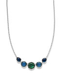 925 Rock Candy Wonderland Five-Station Necklace in Taffeta