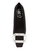 Belle Vivier Pump w/Swarovski® Crystal Buckle
