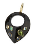 Kuangusha Jeweled Dark Horn Pendant