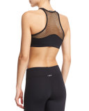 Bionic Mesh Sports Bra, Black