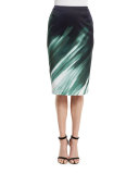 Printed Modern Slim Skirt