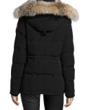 Chelsea Fur-Hood Parka Coat