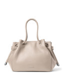 Dalia Large Shoulder Tote Bag, Cement