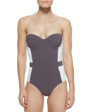 Lipsi Colorblock One-Piece Swimsuit