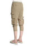 Safari Tapered-Leg Pants, Green Tea