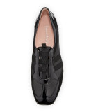 Caya Patent Slip-On Sneaker, Black