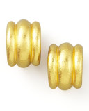 Amalfi 19k Gold Huggie Earrings