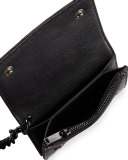 Rider Men's Monogram Chain Wallet, Black
