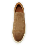 315 Reed Laceless Suede Slip-On Sneaker, Beige