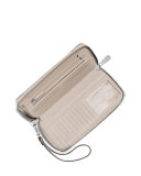 Jet Set Travel Continental Wristlet Wallet, Cement