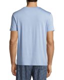 Basel Crewneck Lounge T-Shirt, French Blue