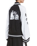 Short Kimono Track Jacket, Puma Black