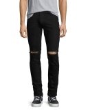 OS-1Slim-Fit Distressed Denim 