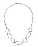 Abstract Diamond Link Choker Necklace
