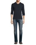 Paxtyn Seaside Vintage Denim Jeans, Blue