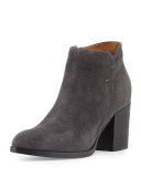 Anzio Suede Ankle Bootie, Anthracite