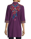Eeren Embroidered Duster Cardigan 