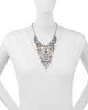 Malin Crystal Statement Necklace, Turquoise
