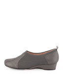 Kuss Demi-Wedge Slip-On Sneaker, Black
