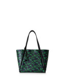 Alex Medium Geometric-Print Tote Bag, Green/Multi