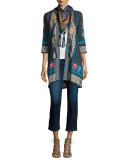 Tansy Duster Embroidered Cardigan 