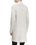 Brushed Terryl Kimono Knee-Length Coat 