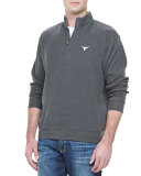 Gameday Texas Longhorns 1/4-Zip Fleece Pullover, Charcoal