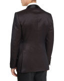O'Connor Shawl Collar Dinner Jacket, Brown/Black
