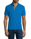 Core Short-Sleeve Pique Polo Shirt, Bright Opal