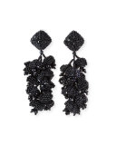Grapes Chunky Beaded Dangle Earrings