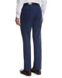 Marlo O Heiron Wool Suit Pants, Blue